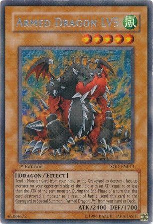 Armed Dragon LV5 - SOD-EN014 - Rare - 1st Edition available at 401 Games Canada