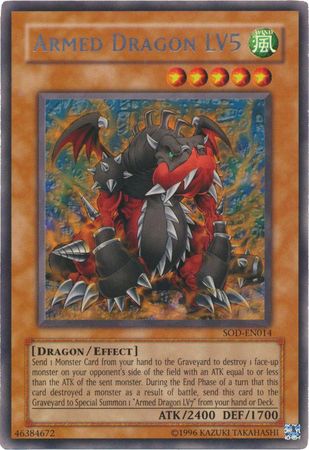 Armed Dragon LV5 - SOD-EN014 - Rare - Unlimited available at 401 Games Canada