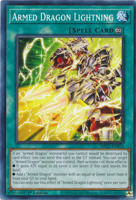 Armed Dragon Lightning - MP22-EN031 - Common - 1st Edition available at 401 Games Canada