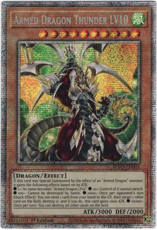 Armed Dragon Thunder LV10 - BLVO-EN001 - Starlight Rare - 1st Edition available at 401 Games Canada