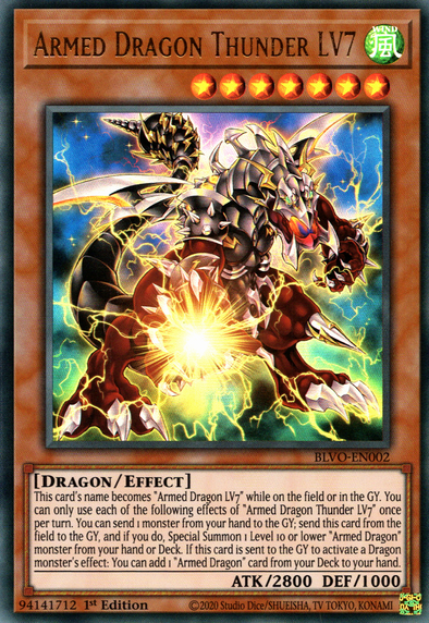 Armed Dragon Thunder LV7 - BLVO-EN002 - Ultra Rare - 1st Edition available at 401 Games Canada