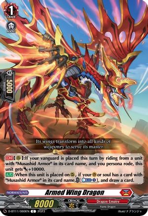 Armed Wing Dragon - D-BT11/060EN - Common available at 401 Games Canada