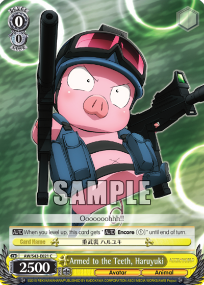 Armed to the Teeth, Haruyuki - AW/S43-E021 - Common available at 401 Games Canada