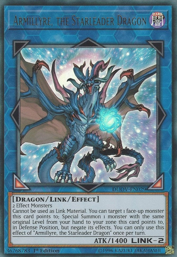 Armillyre, the Starleader Dragon - DUOV-EN029 - Ultra Rare - 1st Edition available at 401 Games Canada