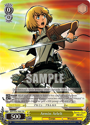 Armin Arlelt - AOT/S35-TE01 - Trial Deck available at 401 Games Canada