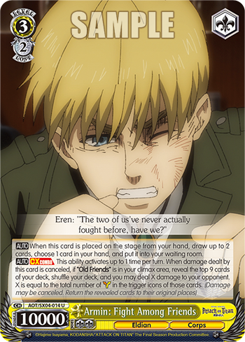 Armin: Fight Among Friends - AOT/SX04-E014 - Uncommon available at 401 Games Canada