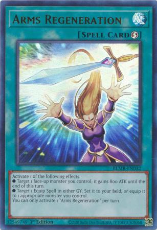 Arms Regeneration - BLMR-EN032 - Ultra Rare - 1st Edition available at 401 Games Canada
