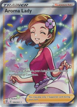 Aroma Lady - 199/203 - Full Art Ultra Rare available at 401 Games Canada