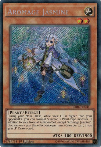 Aromage Jasmine - CORE-EN034 - Secret Rare - 1st Edition available at 401 Games Canada