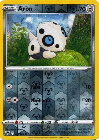 Aron - 121/189 - Common - Reverse Holo available at 401 Games Canada