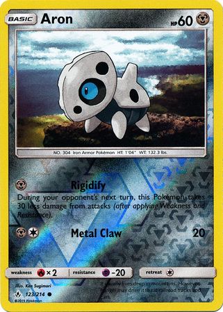 Aron - 123/214 - Common - Reverse Holo available at 401 Games Canada