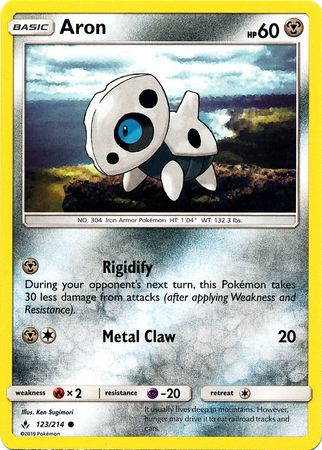 Aron - 123/214 - Common available at 401 Games Canada