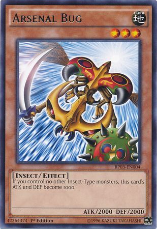Arsenal Bug (Shatterfoil) - BP03-EN004 - Shatterfoil Rare - 1st Edition available at 401 Games Canada