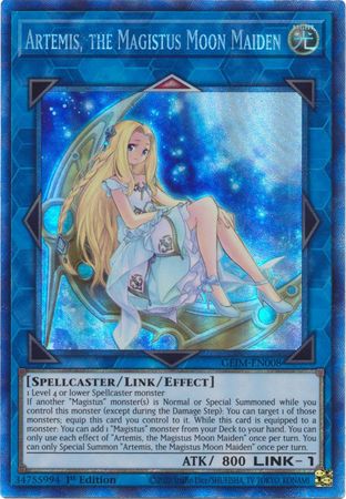 Artemis, the Magistus Moon Maiden - GEIM-EN008 - Collector's Rare - 1st Edition available at 401 Games Canada