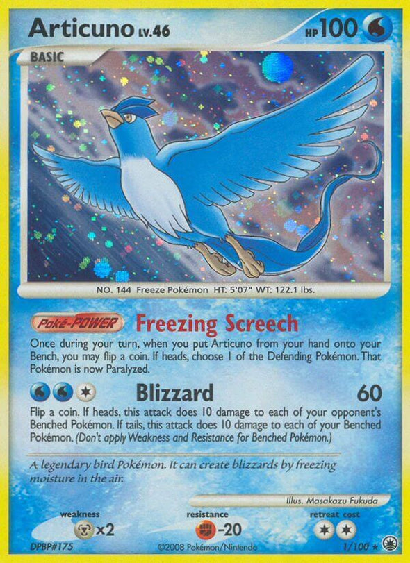 Articuno - 1/100 - Holo Rare available at 401 Games Canada