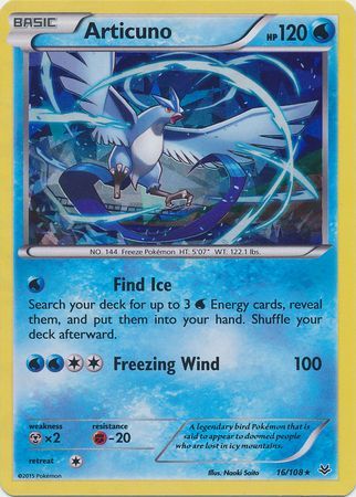 Articuno - 16/108 - Shattered Holo Rare - Theme Deck Exclusive available at 401 Games Canada