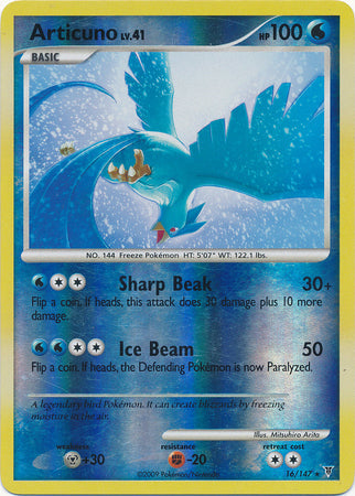 Articuno - 16/147 - Rare - Reverse Holo available at 401 Games Canada