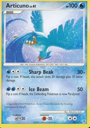 Articuno - 16/147 - Rare available at 401 Games Canada