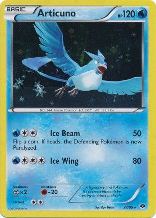 Articuno - 27/99 - Alternate Holo - Promo available at 401 Games Canada