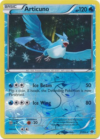 Articuno - 27/99 - Holo Rare - Reverse Holo available at 401 Games Canada