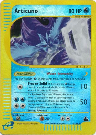 Articuno - 4/144 - Rare - Reverse Holo available at 401 Games Canada