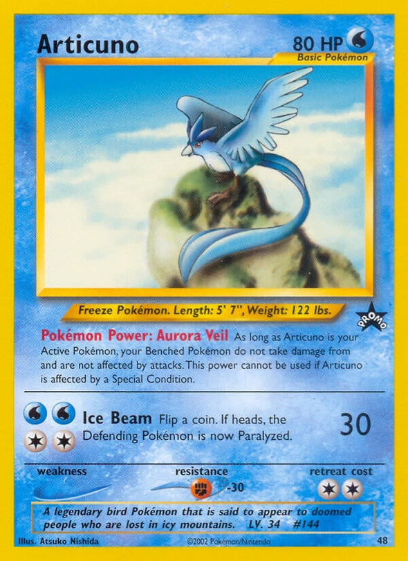 Articuno - 48 - Promo available at 401 Games Canada