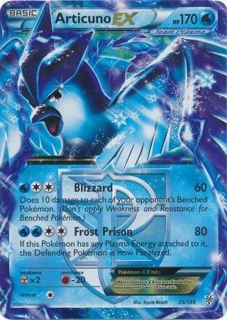 Articuno EX - 25/135 - Ultra Rare available at 401 Games Canada