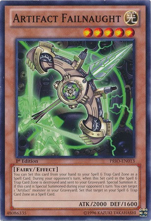 Artifact Failnaught - PRIO-EN013 - Common - 1st Edition available at 401 Games Canada