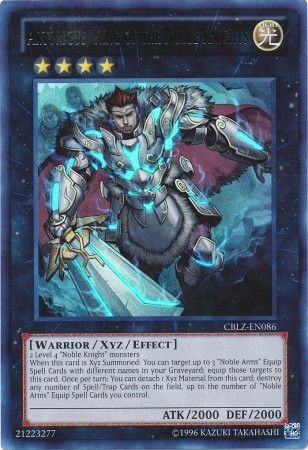 Artorigus, King of the Noble Knights - CBLZ-EN086 - Ultra Rare - Unlimited available at 401 Games Canada