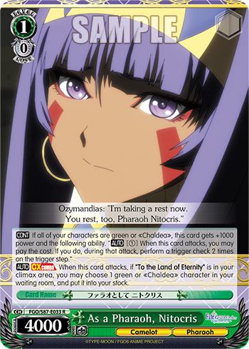 As a Pharaoh, Nitocris (Rare) available at 401 Games Canada