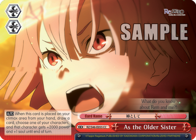 As the Older Sister - RZ/S46-E055 - Climax Common available at 401 Games Canada