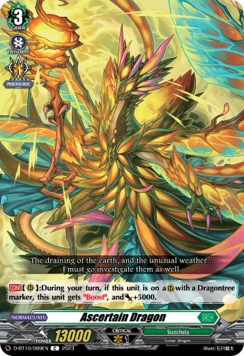 Ascertain Dragon - D-BT10/089 - Common available at 401 Games Canada