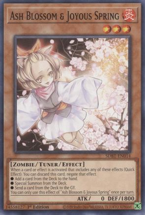 Ash Blossom & Joyous Spring - SDBT-EN014 - Common - 1st Edition available at 401 Games Canada