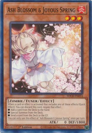 Ash Blossom & Joyous Spring - SDCB-EN014 - Common - 1st Edition available at 401 Games Canada