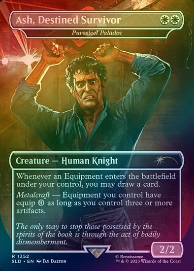 ash mtg card 401 Games Canada - Ash, Destined Survivor // Puresteel Paladin