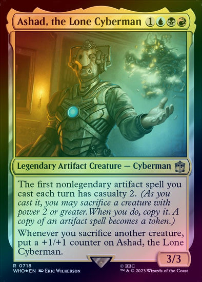 401 Games Canada - Ashad, the Lone Cyberman (Surge Foil) (WHO) 401 Games Canada - Ashad, the Lone Cyberman (Surge Foil) (WHO)