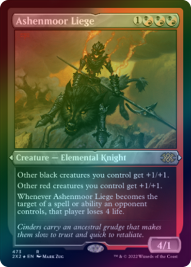 401 Games Canada - Ashenmoor Liege (Etched) (2X2) 401 Games Canada - Ashenmoor Liege (Etched) (2X2)