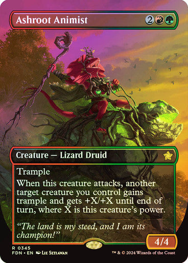 Ashroot Animist - Borderless (Foil) (FDN)