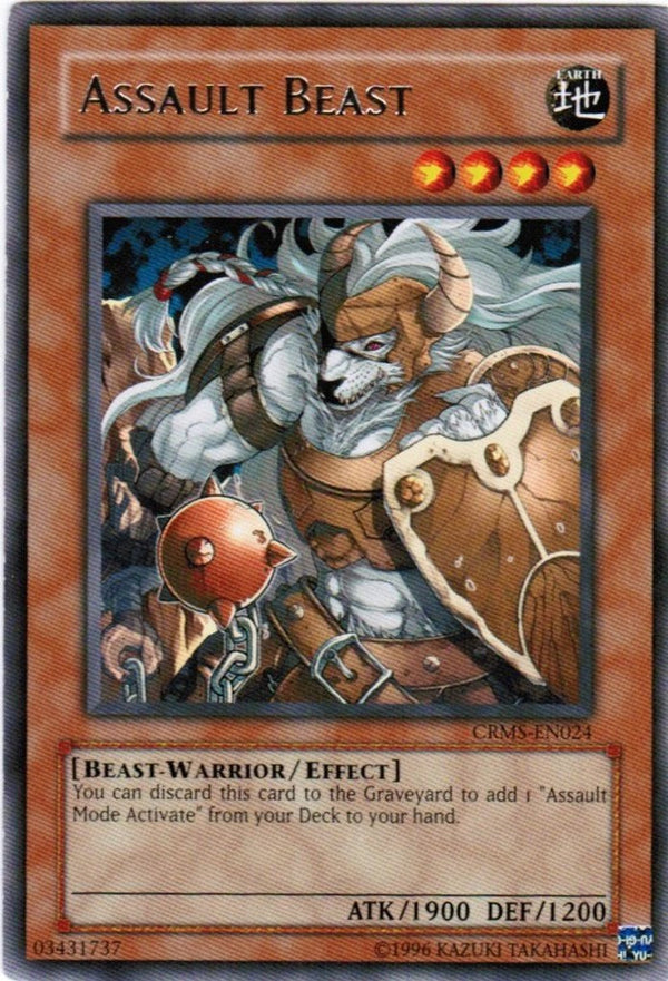 Assault Beast - CRMS-EN024 - Rare - Unlimited available at 401 Games Canada