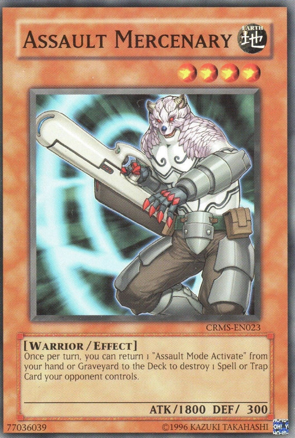 Assault Mercenary - CRMS-EN023 - Common - Unlimited available at 401 Games Canada