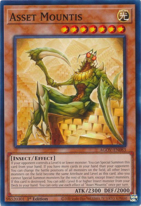 Asset Mountis - AGOV-EN083 - Common - 1st Edition available at 401 Games Canada