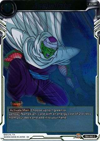 Assimilate - TB3-062 - Common (FOIL) and more Dragon Ball Super Singles available at 401 Games Canada