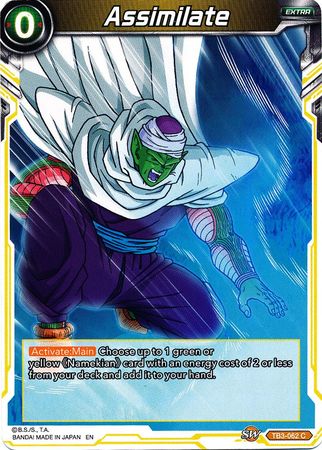 Assimilate - TB3-062 - Common and more Dragon Ball Super Singles available at 401 Games Canada
