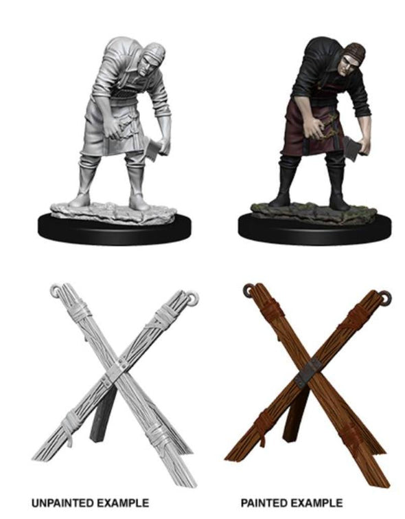 Assistant & Torture Cross - Wizkids Deep Cuts Unpainted Minis available at 401 Games Canada