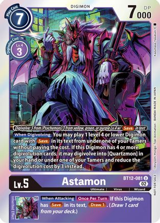 Astamon (Box Topper) - BT12-081 - Uncommon available at 401 Games Canada