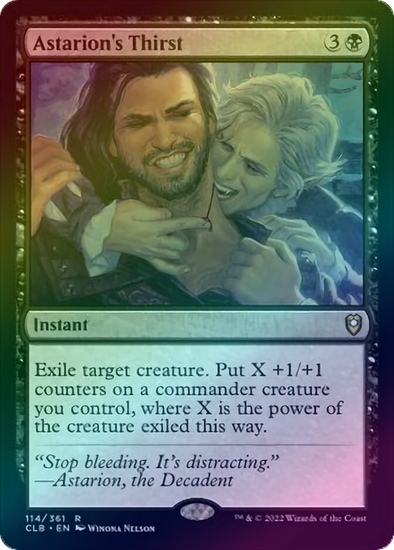 401 Games Canada - Astarion's Thirst (Foil) (CLB) 401 Games Canada - Astarion's Thirst (Foil) (CLB)