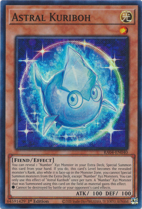 Astral Kuriboh - RA04-EN040 - Super Rare - 1st Edition