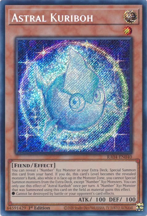 Astral Kuriboh (Secret Rare) - RA04-EN040 - Secret Rare - 1st Edition