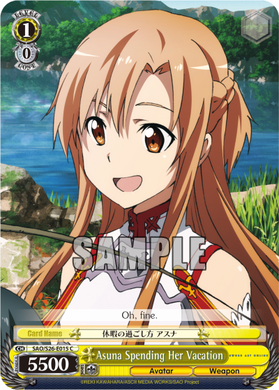 Asuna Spending Her Vacation - SAO/S26-E0015 - Common available at 401 Games Canada