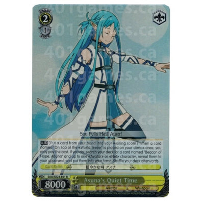 Asuna's Quiet Time (Parallel Foil) available at 401 Games Canada